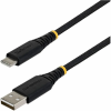 Startech USB 2.0 Type A - Type C Összekötő Fekete 3m USB2AC3MBR