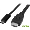 Startech USB 2.0 Type C HDMI Átalakító Fekete 2m CDP2HDMM2MB