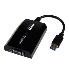 Startech USB 3.0 VGA/D-Sub Átalakító Fekete 10cm USB32VGAPRO kábel és adapter