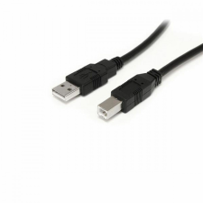 Startech USB A - USB B Kábel Startech USB2HAB30AC Fekete kábel és adapter