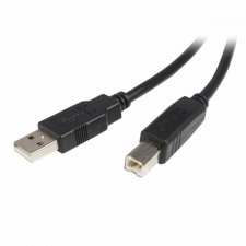 Startech USB A - USB B Kábel Startech USB2HAB5M Fekete kábel és adapter