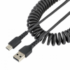 Startech USB A - USB C Kábel Startech R2ACC-50C-USB-CABLE Fekete 50 cm