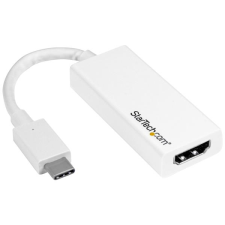 Startech USB-C apa - HDMI anya adapter - Fehér kábel és adapter