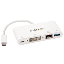 Startech USB-C Multiport Adapter for Laptops - Power Delivery - DVI - GbE - USB 3.0 laptop kellék