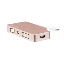 Startech USB-C Multiport adapter - Rózsaarany kábel és adapter