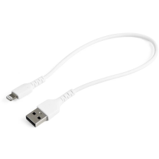 Startech USB Lightning Töltő/adatkábel Fehér 30cm RUSBLTMM30CMW kábel és adapter