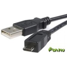 Startech USB Micro USB Átalakító Fekete 1m UUSBHAUB1M kábel és adapter