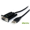 Startech USB Soros Átalakító Fekete 1m ICUSB232FTN
