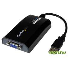Startech USB VGA/D-Sub Átalakító Fekete 7cm USB2VGAPRO2 kábel és adapter