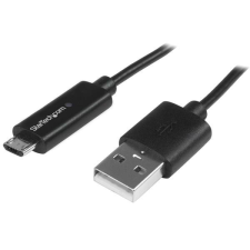 Startech USBAUBL1M Micro USB Led töltöttségmérővel töltőkábel 1m - Fekete mobiltelefon kellék