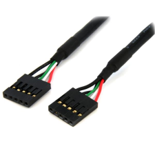 Startech USBINT5PIN IDC (anya - anya) kábel 0.5m - Fekete kábel és adapter