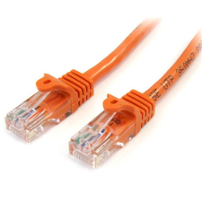 Startech UTP CAT5E patch kábel 3m Narancs kábel és adapter