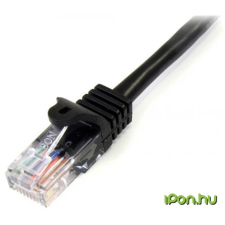 Startech UTP Összeköto Fekete 5m 45PAT5MBK kábel és adapter