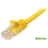 Startech UTP Összekötő Sárga 3m 45PAT3MYL