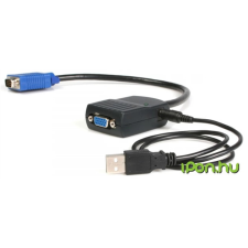 Startech VGA/D-Sub Elosztó Fekete 15cm ST122LE kábel és adapter