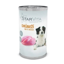 Starvita konzerv darált baromfi 8x1200 g kutyaeledel