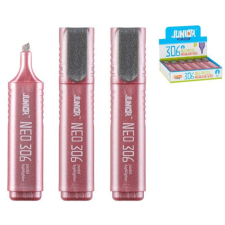 Statovac Szövegkiemelő Junior glitteres rózsaszín pasztell "neo 306" filctoll, marker