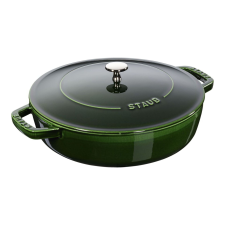 Staub Chistera Öntöttvas serpenyő 28cm - Zöld edény