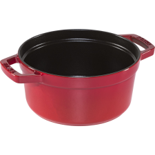 Staub La Cocotte 20cm Sütőedény kerek - Piros edény