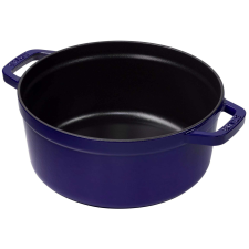 Staub La Cocotte 24cm Sütőedény kerek - Sötétkék edény