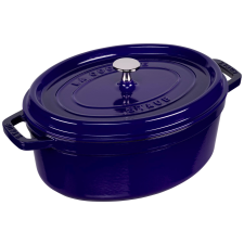 Staub La Cocotte 29cm Sütőedény óvális - Sötétkék (40510-288-0) sütés és főzés