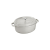 Staub Oval Cast Iron Pot - 3.2 ltr, White Truffle