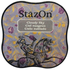  StazOn MIDI oldószeres festékpárna - Felhős égbolt bélyegző