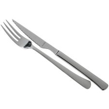 Steak kés + villa 12 db-os szett ablakos kartonban - Chuletero kés és bárd