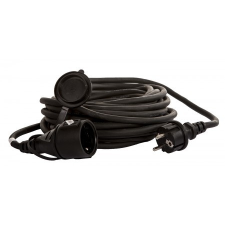 Steck Hosszabbító védőérintkezős kültéri lengő hosszabbító zárófedéllel, gumi, 10m - 3X1.5mm2 hosszabbító, elosztó