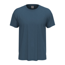 STEDMAN Classic, unisex rövid ujjú környakas póló, Denim Blue-L