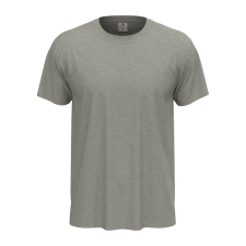 STEDMAN Classic, unisex rövid ujjú környakas póló, Grey Heather-3XL férfi póló