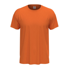 STEDMAN Classic, unisex rövid ujjú környakas póló, Orange-XL