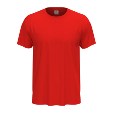 STEDMAN Classic, unisex rövid ujjú környakas póló, Scarlet Red-2XL