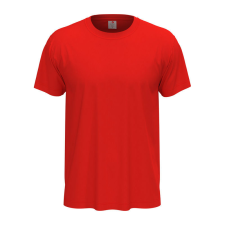 STEDMAN Classic, unisex rövid ujjú környakas póló, Scarlet Red-M férfi póló