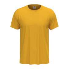 STEDMAN Classic, unisex rövid ujjú környakas póló, Sunflower Yellow-S férfi póló