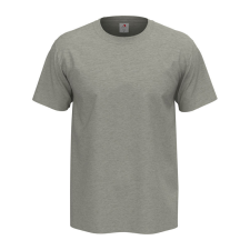 STEDMAN Comfort, körkötött rövid ujjú férfi póló, Grey Heather-3XL férfi póló