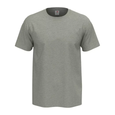  Stedman Comfort, körkötött rövid ujjú férfi póló, Grey Heather-L