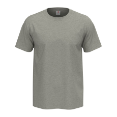 STEDMAN Comfort, körkötött rövid ujjú férfi póló, Grey Heather-M
