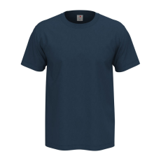 STEDMAN Comfort, körkötött rövid ujjú férfi póló, Navy Blue-M