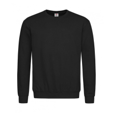 STEDMAN Férfi hosszú ujjú pulóver Stedman Unisex Sweatshirt Classic XS, Opál fekete