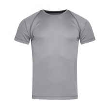 STEDMAN Férfi rövid ujjú póló Stedman Active 140 Team Raglan Men XL, Ezüstszürke férfi póló