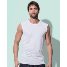 STEDMAN Férfi ujjatlan felső Stedman Active 140 Sleeveless Men S, Fehér atléta, trikó