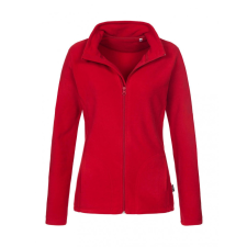 STEDMAN Női hosszú ujjú polár Stedman Fleece Jacket Women XL, Piros női dzseki, kabát