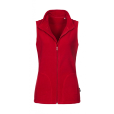 STEDMAN Női ujjatlan mellény Stedman Fleece Vest Women XL, Piros női mellény