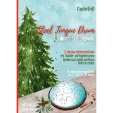  Steel Tongue Drum Weihnachts-Songbook idegen nyelvű könyv