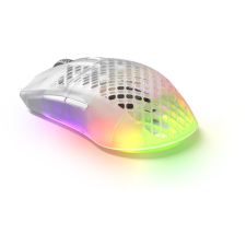 SteelSeries aerox 3 wireless ghost vezeték nélküli optikai egér fehér (62610) ss62610 egér
