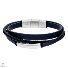 Steelwear férfi bőr karkötő 21 cm - SW-997 karkötő