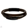 Steelwear férfi bőr karkötő 21 cm - SW-998