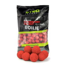 Stég Long Life Boilie 20mm 800g Strawberry-Halibut Eper-halibut bojli, aroma