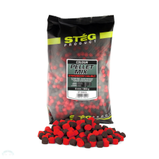 Stég Pellett Mix 800g 8mm Eper-Halibut bojli, aroma